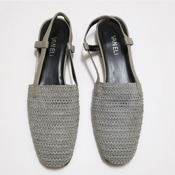 Van Eli Shoes - VanEli crochet grey slides size 8.5